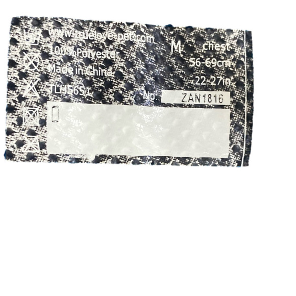 TRUE LOVE Dog Harness No Pull Nylon Reflective Pet Harness Adjustable Blue Mediu - Picture 3 of 6